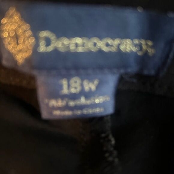 Democracy Absolution Black Itty-Bi boot 5 pocket denim , size 18W - Picture 3 of 5